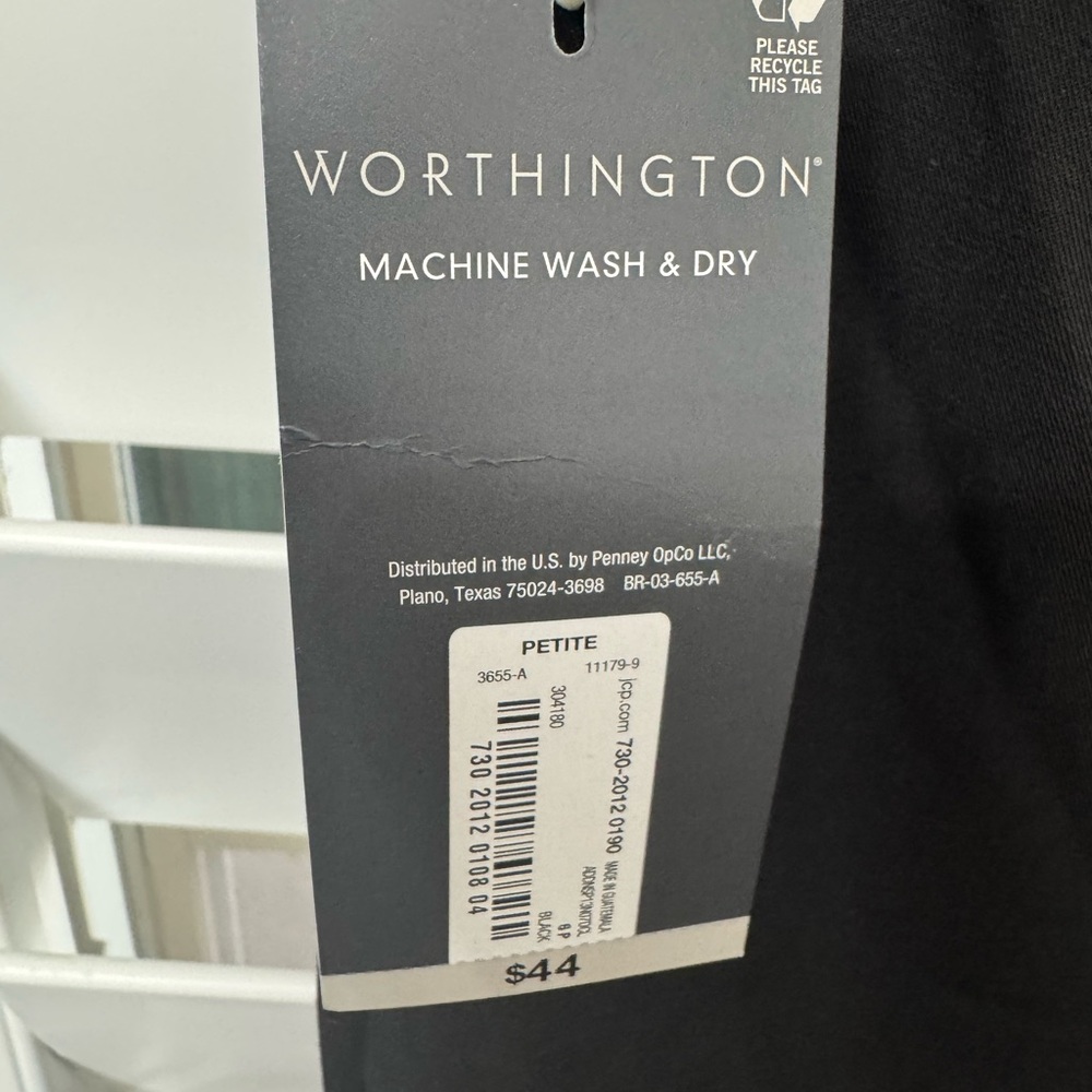 Worthington Black Garment